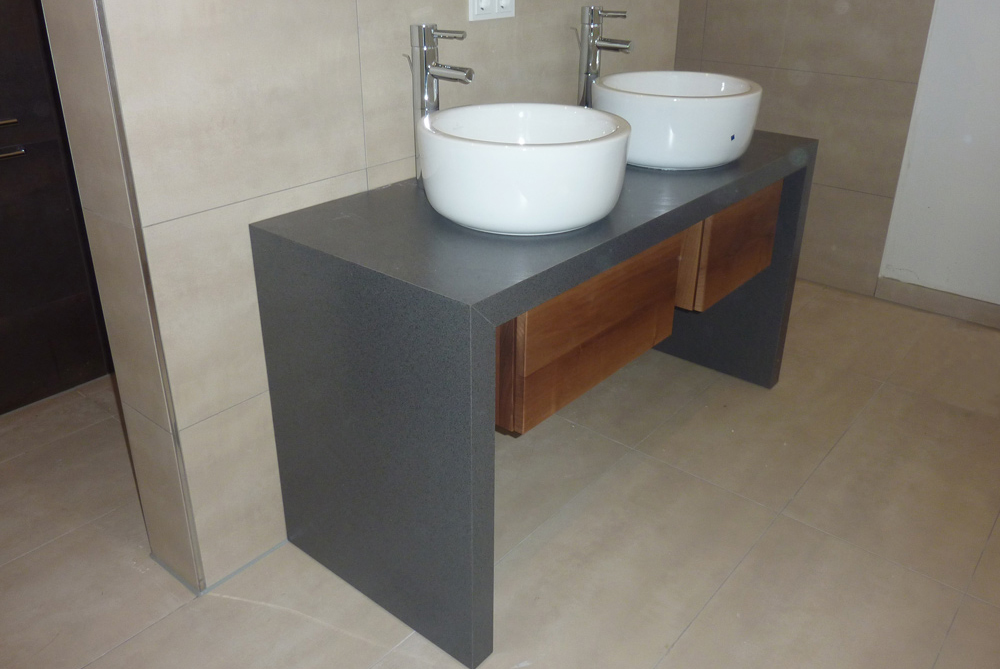 Badmöbel Aufgesetztes Waschbecken