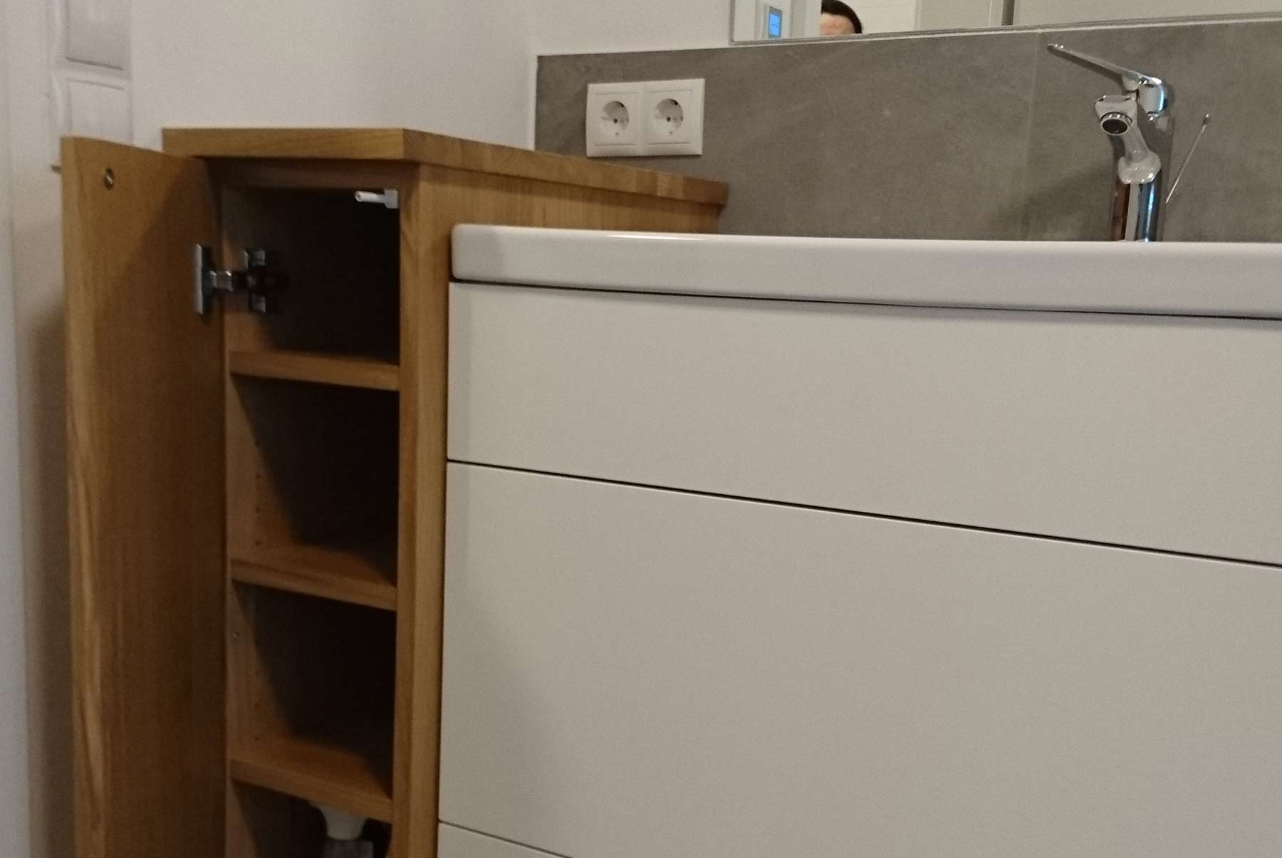 Waschtisch Unterschrank weiss
