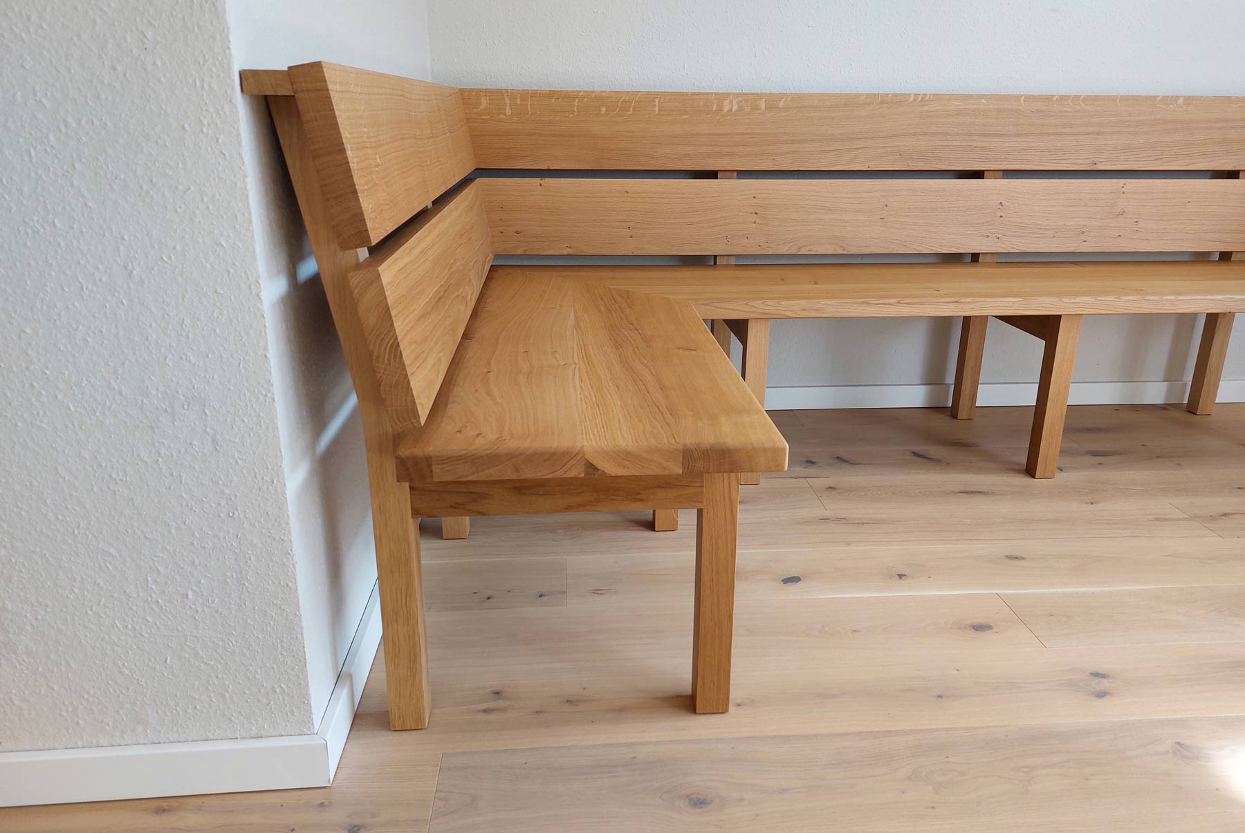 Eckbank Eiche Massiv Modern